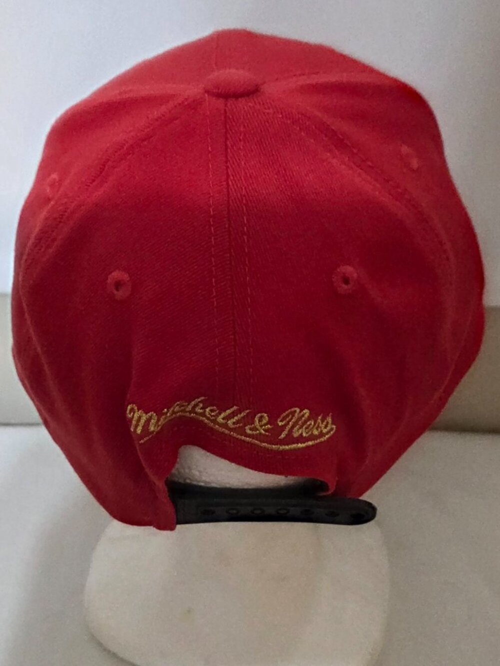 Mitchell & Ness Toronto Raptors Basic Wool Solid Current Adjustable Snapback Hat - Picture 2 of 5
